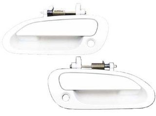 DS154 98 02 Honda Accord White NH 578 Front Pair Outside Door Handle 98 99 00 01 02: Automotive