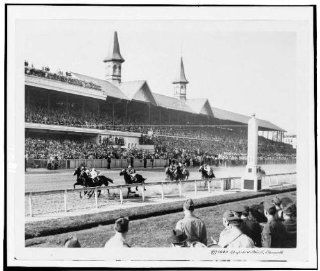 Photo: First quarter, 1943, Kentucky Derby, infield, horse racing, sport, Louisville, KT, c1944   Prints