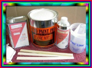 Auto Paint Classic White Single Stage Acrylic Enamel $ 75.00: Automotive