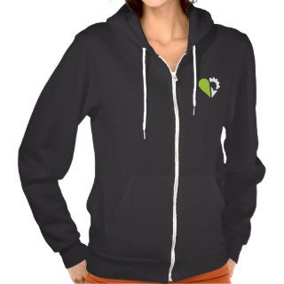 Women's American Apparel Flex Fleece Zip Hoodie