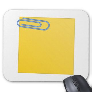 Paper Clip and Note Mousepad