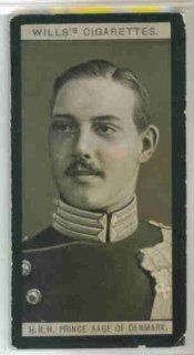 Prince Aage of Denmark 1908 Wills Cigarettes Portraits of European Royalty #90 (VG): Toys & Games