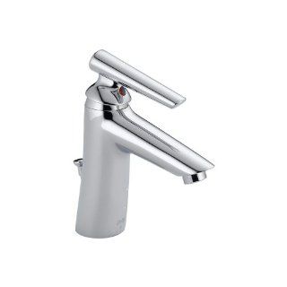 Delta 582LF WFMPU Rizu Single Handle Centerset Bathroom Faucet   Touch On Bathroom Sink Faucets  