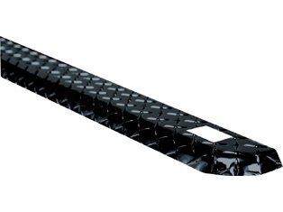 UWS SRP 583 WSP BLK Black Aluminum Side Rail Protector with Full Wrap and Stake Well Pocket: Automotive