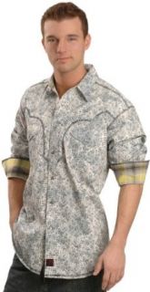 Panhandle Slim Men's Paisley Western Shirt Lt Blue X Large at  Mens Clothing store: Button Down Shirts