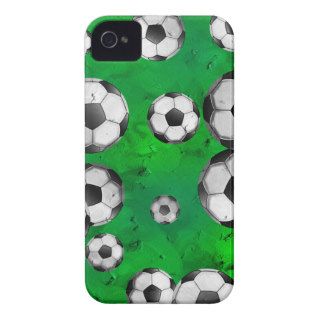 Grunge Soccer iPhone 4 Case Mate Cases