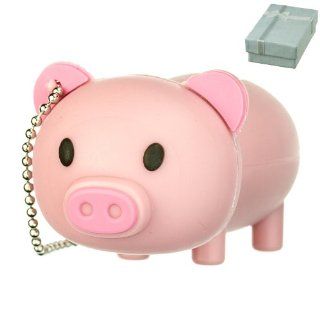 Cute Pink Farm PIG Animal keychain 8GB USB Flash Drive   in Gift box   with GadgetMe Brands TM Stylus Pen and comes in GadgetMe retail packaging: Computers & Accessories