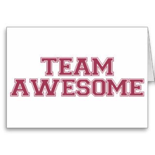Team Awesome Cards
