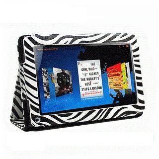 Black and White Zebra Stripe  Kindle Fire Tablet Case with Built in Kick Stand Function: Kindle Store
