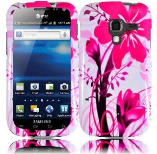 For Samsung Exhilarate i577 Hard Design Cover Case Pink Splash: Cell Phones & Accessories