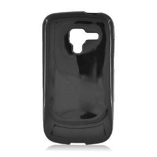 Samsung Exhilarate i577 Case   Piano Black Candy Skin TPU Gel Cover: Cell Phones & Accessories