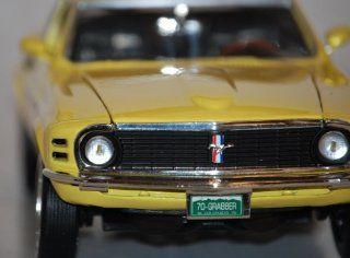 1970 Ford Mustang Grabber   Yellow ERTL Elite Special Limited Edition Muscle Car: Toys & Games