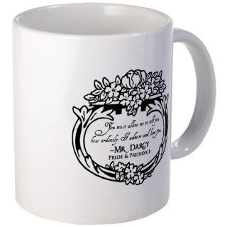 Mr Darcy Pride and Prejudice Mug Mug by CafePress: Kitchen & Dining