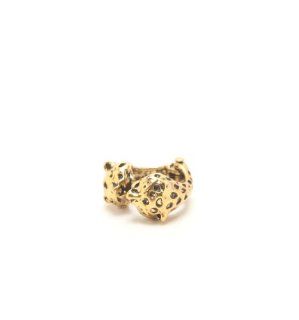 With Love From Ca Womens Two Panther Head Ring Jewelry