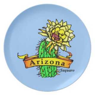 ARIZONA STATE FLOWER PLATE