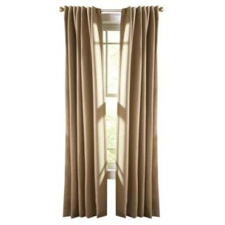 Martha Stewart Living Monks Cloth Thermal Tweed Back Tab Curtain, 63 in. Length 1621909
