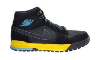 Air Jordan 1 Trek Men's Boots Black/Gamma Blue Varsity Maize 616344 089: Shoes
