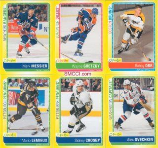 2013 2014 O Pee Chee NHL Hockey Sticker Series Complete Mint 100 Card Hand Collated Set: Sports Collectibles