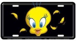 Tweety License Plate Frame Stamped Aluminum: Automotive