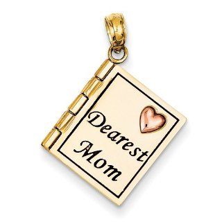 14ky & Rose Gold Dearest Mom, Best Quality Free Gift Box Satisfaction Guaranteed: Pendant Necklaces: Jewelry