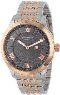 Akribos XXIV Men's AK594TTR Swiss Stainless Steel Bracelet Date Watch at  Men's Watch store.