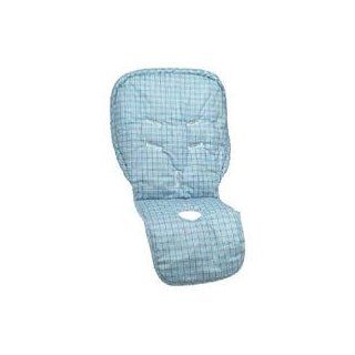 NOJO Water Resistant High Chair Cover Sundance Blue Plaid Laminated : Crib Bedding Sets : Baby