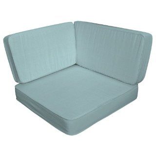 Strathwood Balboa Deep Seat Corner Chair Cushion, Blue Haze : Patio Furniture Cushions : Patio, Lawn & Garden
