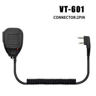 Vitai Vt 601 Remote Shoulder Two Way Radio Speaker Microphone for Vitai Kenwood Baofeng Wouxun TYT Puxing Walkie Talkie : Two Way Radio Headsets : GPS & Navigation