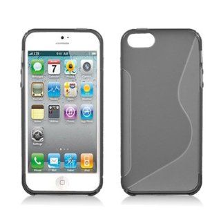 Iphone 5 Clear S LINE TPU Case/cover/protector with Free Stylish Pen: Cell Phones & Accessories