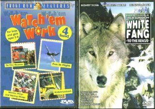 Watch 'Em Work (4 Shows) & White Fang To The Rescue   2 Seperate Kids & Family DVDs Movies & TV