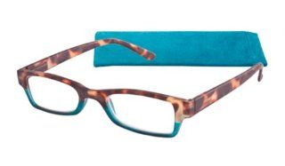 ICU Eyewear Reading Glasses   7255 Two Tone Tortoise Turquoise /: Health & Personal Care