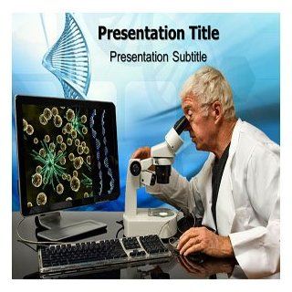 Genetic Engineering PowerPoint Template   Genetic Engineering PowerPoint Backgrounds: Software