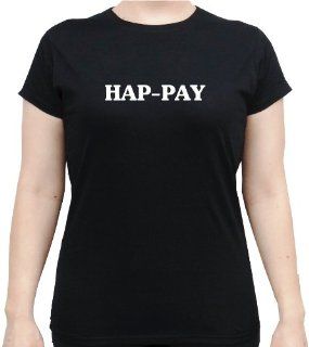 Hap pay Junior Fit Black T shirt Size Large : Other Products : Everything Else