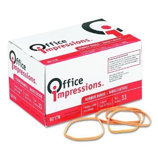 Office Impressions Rubber Bands, Size 33, 0.125 x 3.5 Inches, 630 Per 1 lb Pack (82176) : Office Products