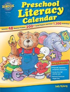 Rigby Best Teacher's Press: Reproducible Preschool Literacy Calendar (9780739885581): RIGBY: Books