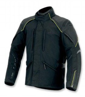 Alpinestars New Land Gore Tex Jacket , Gender: Mens/Unisex, Apparel Material: Textile, Primary Color: Black, Distinct Name: Black/Fluorescent Yellow, Size: XL 3605013 155 XL: Automotive
