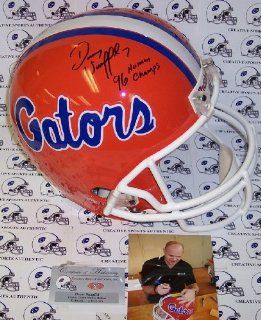 Danny Wuerffel Hand Signed Florida Gators Full Size Helmet   Autographed College Helmets at 's Sports Collectibles Store