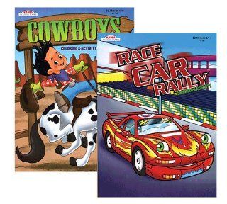 KAPPA Race Cars & Cowboys Coloring & Activity Book case pack 48: Toys & Games
