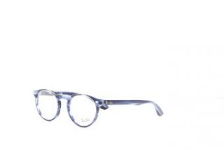 New Ray Ban RB RX 5283 5141 Striped Blue Frame Plastic Eyeglasses: Clothing