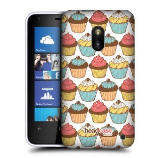 Head Case Designs Yummy Patterns Cupcakes Hard Back Case Cover For Nokia Lumia 620: Electronics