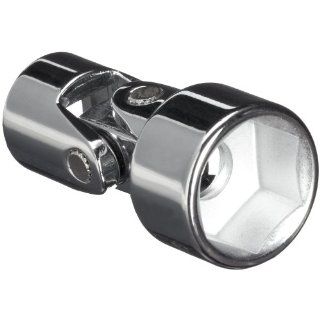 Martin BU622 11/16" Opening Flexible 3/8" Square Drive Socket, 6 Point, 1 31/32" Overall Length, Chrome Finish: Socket Wrenches: Industrial & Scientific
