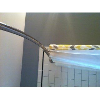 Moen DN2145BN Inspirations 5 foot Low Profile Curved Shower Rod, Brushed Nickel: Home Improvement