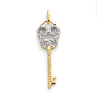 14k Diamond Key Pendant: West Coast Jewelry: Jewelry