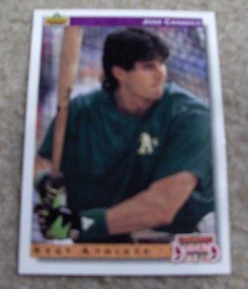 1992 Upper Deck Jose Canseco # 649 MLB Baseball Best Athlete Card: Everything Else