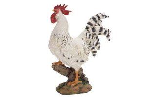 UMA Enterprises 69752 Polystone Decorative Rooster Statue, 10 by 14 Inch : Outdoor Statues : Patio, Lawn & Garden