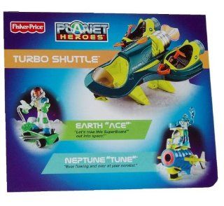 Fisher price Planet Heroes Super Shuttle Bundle + ACE & Tune: Toys & Games