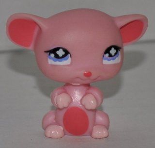 Mouse #633 (Pink, Purple Eyes) Littlest Pet Shop (Retired) Collector Toy   LPS Collectible Replacement Single Figure   Loose (OOP Out of Package & Print): Everything Else
