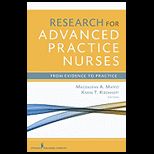 Research for Advanced Practice Nurses From Evidence to Practice