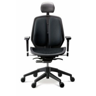 Duorest Alpha Executive Mesh Seat Office Chair A 80H  Color: Black