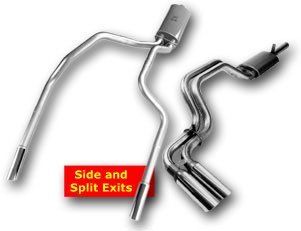 PaceSetter 86 2846 TFX Performance Side Exit Kat Back Exhaust System: Automotive